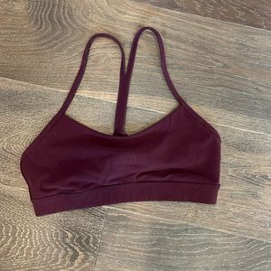 Lululemon dark purple sports bra size 8